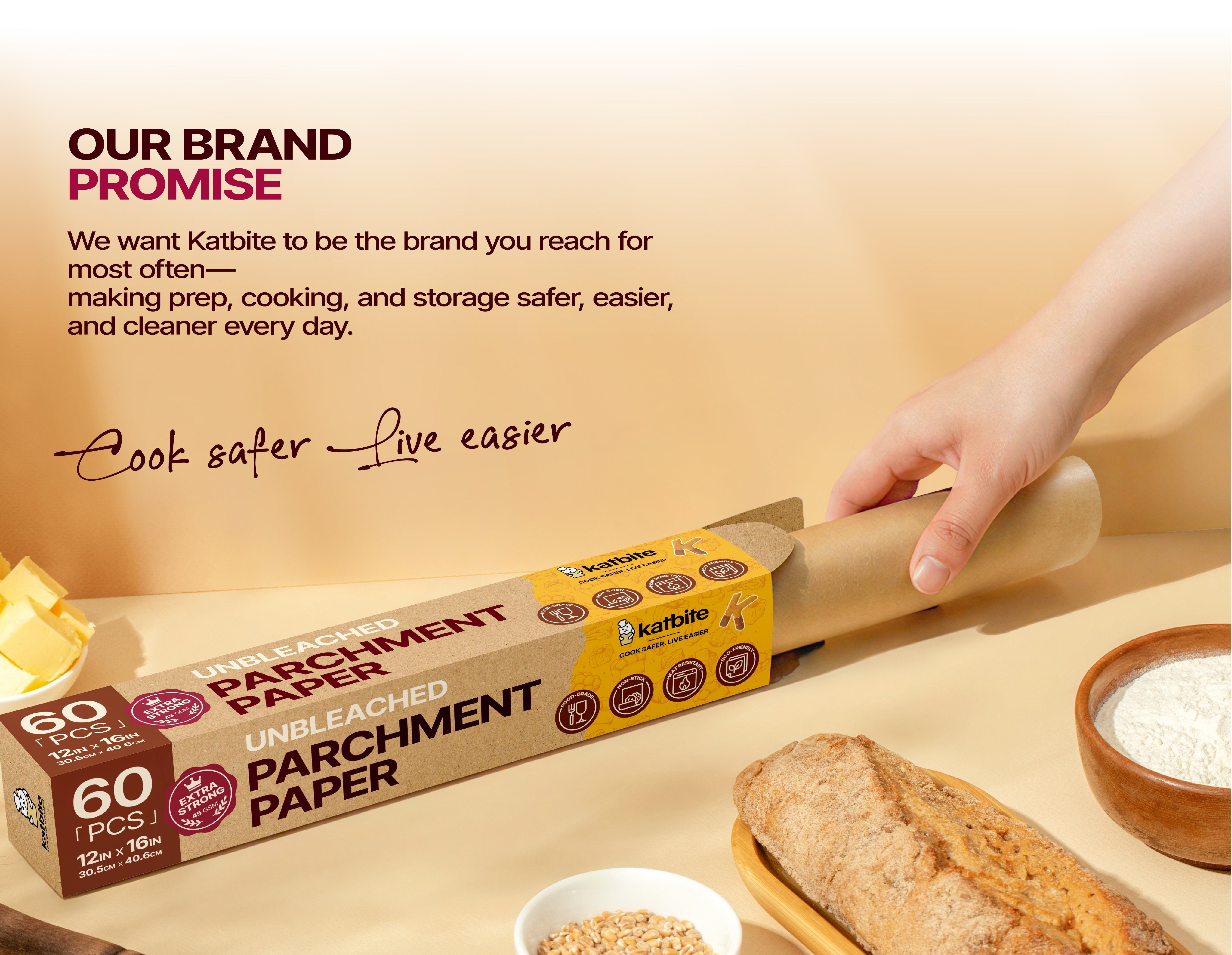 Katbite Brand Story | Premium Parchment Paper & Air Fryer Liners