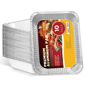 katbite Heavy Duty Disposable Aluminum Foil Pans for Baking.
