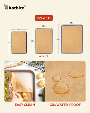 Katbite Pop Up Parchment Sheets in a Space Saving Dispenser