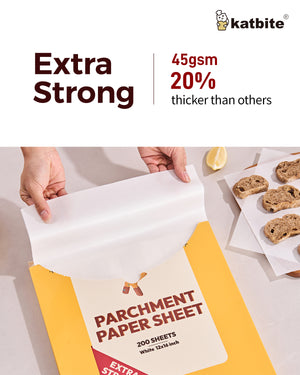 Bulk Parchment Paper 12x16 200 Sheets for Bakery & Restaurant