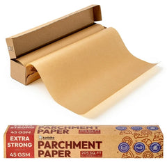 Katbite Unbleached Parchment Paper Roll for Baking, 15 in x 164 ft