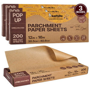 Pop Up Precut Parchment Paper Sheets for Commercial Kitchens and Cafes
