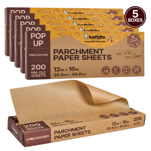 Pop Up Precut Parchment Paper Sheets for Commercial Kitchens and Cafes
