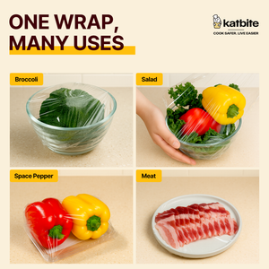 Katbite Plastic Wrap with Removable Slide Cutter