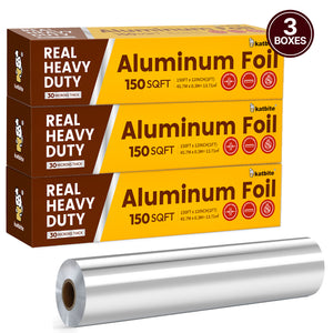 Real Heavy Duty Aluminum Foil Rolls for Commercial Kitchens and BBQ