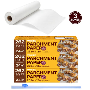 Katbite Parchment Paper Roll for Easy Non Stick Baking