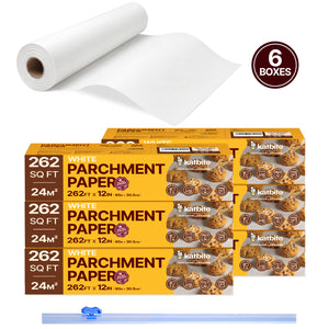 Katbite Parchment Paper Roll for Easy Non Stick Baking