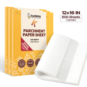 Bulk Parchment Paper 12x16 200 Sheets for Bakery & Restaurant