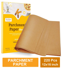 Katbite 220 Pcs 12x16 inch Heavy Duty Unbleached Parchment Paper for Baking