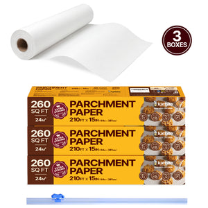 Katbite Parchment Paper Roll for Easy Non Stick Baking