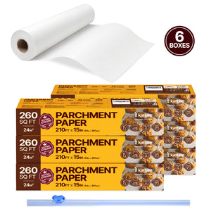 Katbite Parchment Paper Roll for Easy Non Stick Baking