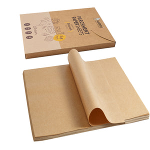 Katbite 8 x 8 Unbleached Parchment Paper Sheets, 200 pcs