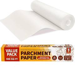 Katbite Value Pack Parchment Paper Roll 15in x 242ft, 300 Sq.Ft,Wihte
