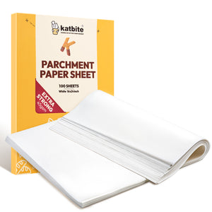 Katbite Heavy Duty White Parchment Paper Sheets, 9×13 12×16 16×24 in