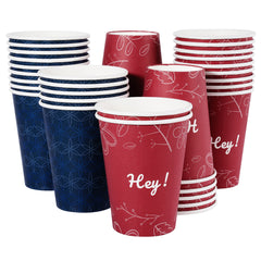 Katbite 28 Count 12 oz Paper Cups,Disposable Paper Cups for Cold and Hot Drinks