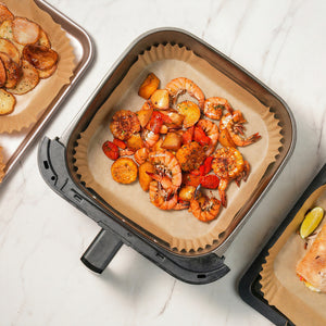 Katbite 8" Non-Stick Air Fryer Liners Bulk Value Pac