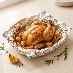 Real Heavy Duty Aluminum Foil Rolls for Commercial Kitchens and BBQ