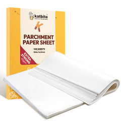 Katbite 100Pcs 16x24 inch Heavy Duty Parchment Paper Sheets,Parchment Sheets for Baking