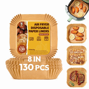katbite Unbleached Parchment Liners for Air Fryer and Steamer