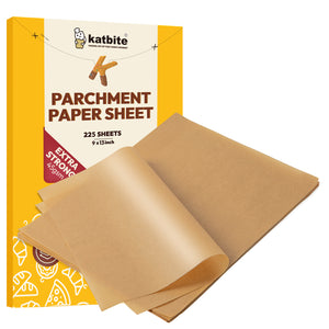 katbite Heavy Duty Unbleached Parchment Paper Sheets for Baking