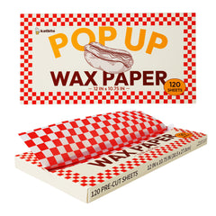 Katbite 120 Pop-Up Deli Wax Paper Sheets, 12x10.75