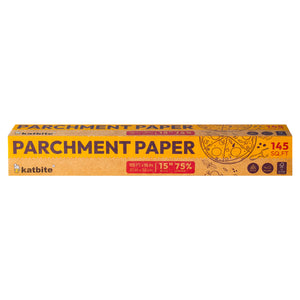 Katbite Brown Parchment Paper Roll for Easy Baking Cleanup