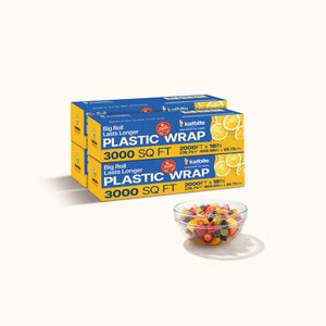 Katbite 12x1200 18x2000 Bulk Plastic Wrap Roll with Slide Cutter
