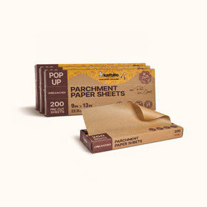 Pop Up Precut Parchment Paper Sheets for Commercial Kitchens and Cafes