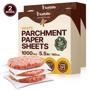 White Patty Paper Squares for Burger Press and Commercial Freezers