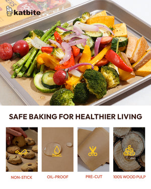 Katbite Oil Resistant 9x11 Air Fryer Paper Liners