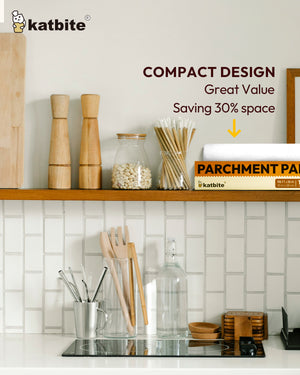 Katbite Baking Parchment Paper Roll Non Stick Cooking Paper