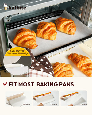 Katbite Baking Parchment Paper Roll Non Stick Cooking Paper