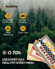 Katbite 120 Pop-Up Deli Wax Paper Sheets, 12x10.75