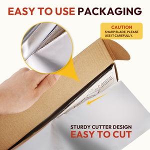 Katbite Heavy Duty Aluminum Foil Roll Wrap with Cutter