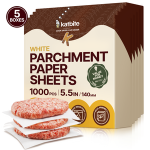 White Patty Paper Squares for Burger Press and Commercial Freezers