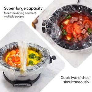 Katbite Slow Cooker Liners 48 Count Disposable Bags for Easy Cleanup