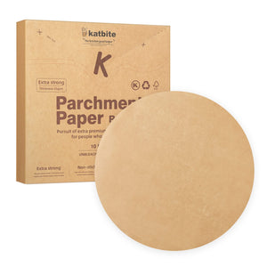Katbite Heavy Duty Round Parchment Paper for Easy Baking