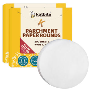 Katbite Heavy Duty Round Parchment Paper for Non Stick Baking