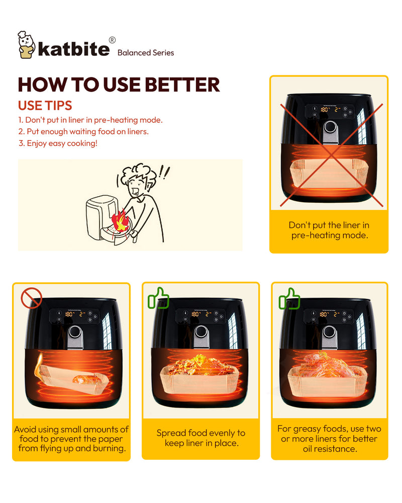 Frequently Asked Questions of How to keep air fryer liners from burning