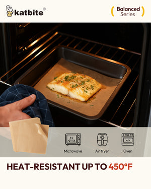 Katbite 8 x 8 Unbleached Parchment Paper Sheets, 200 pcs