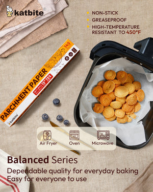 Katbite Baking Parchment Paper Roll Non Stick Cooking Paper