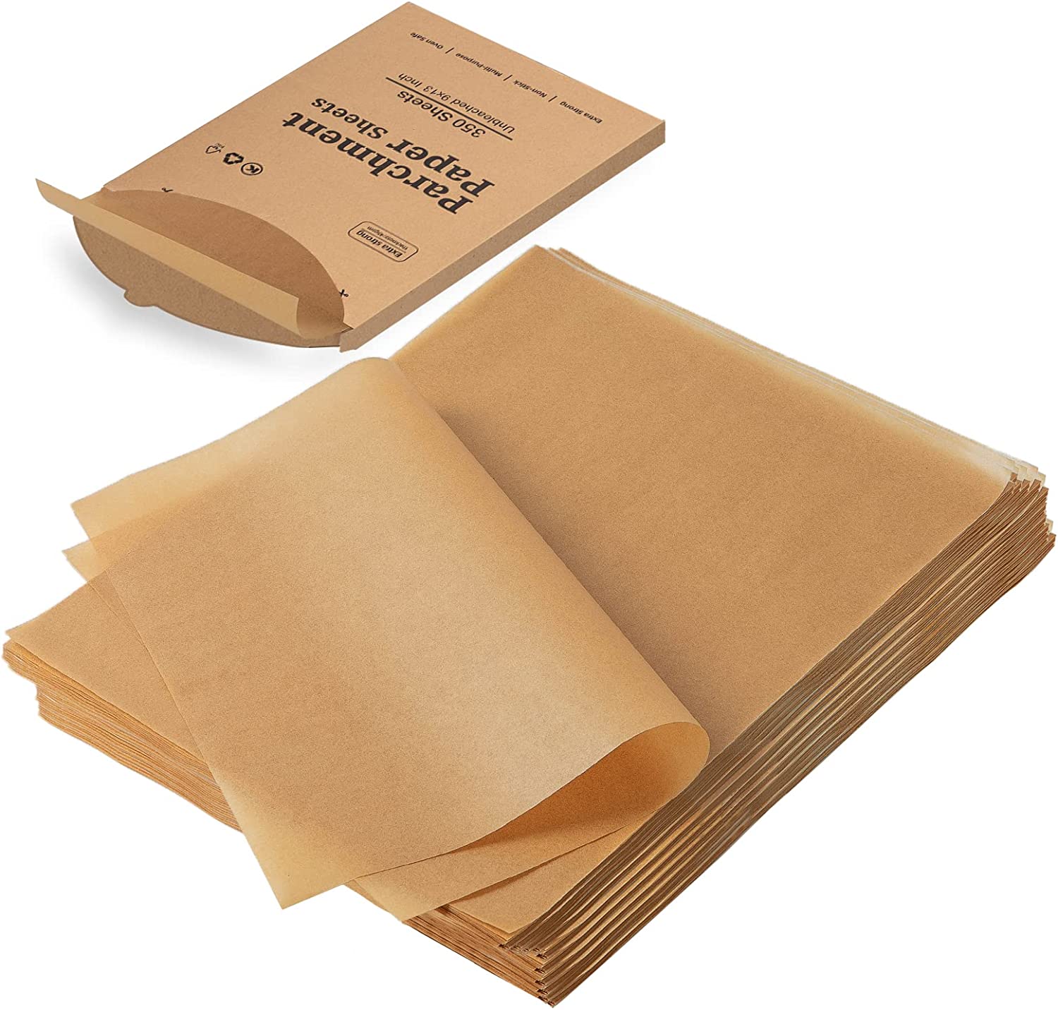  200 Pcs Parchment Paper Sheets 9 x 13 Inches, Precut