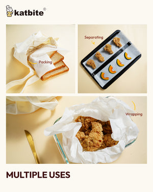 Katbite Baking Parchment Paper Roll Non Stick Cooking Paper
