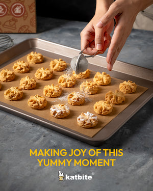 katbite Heavy Duty Unbleached Parchment Paper Sheets for Baking