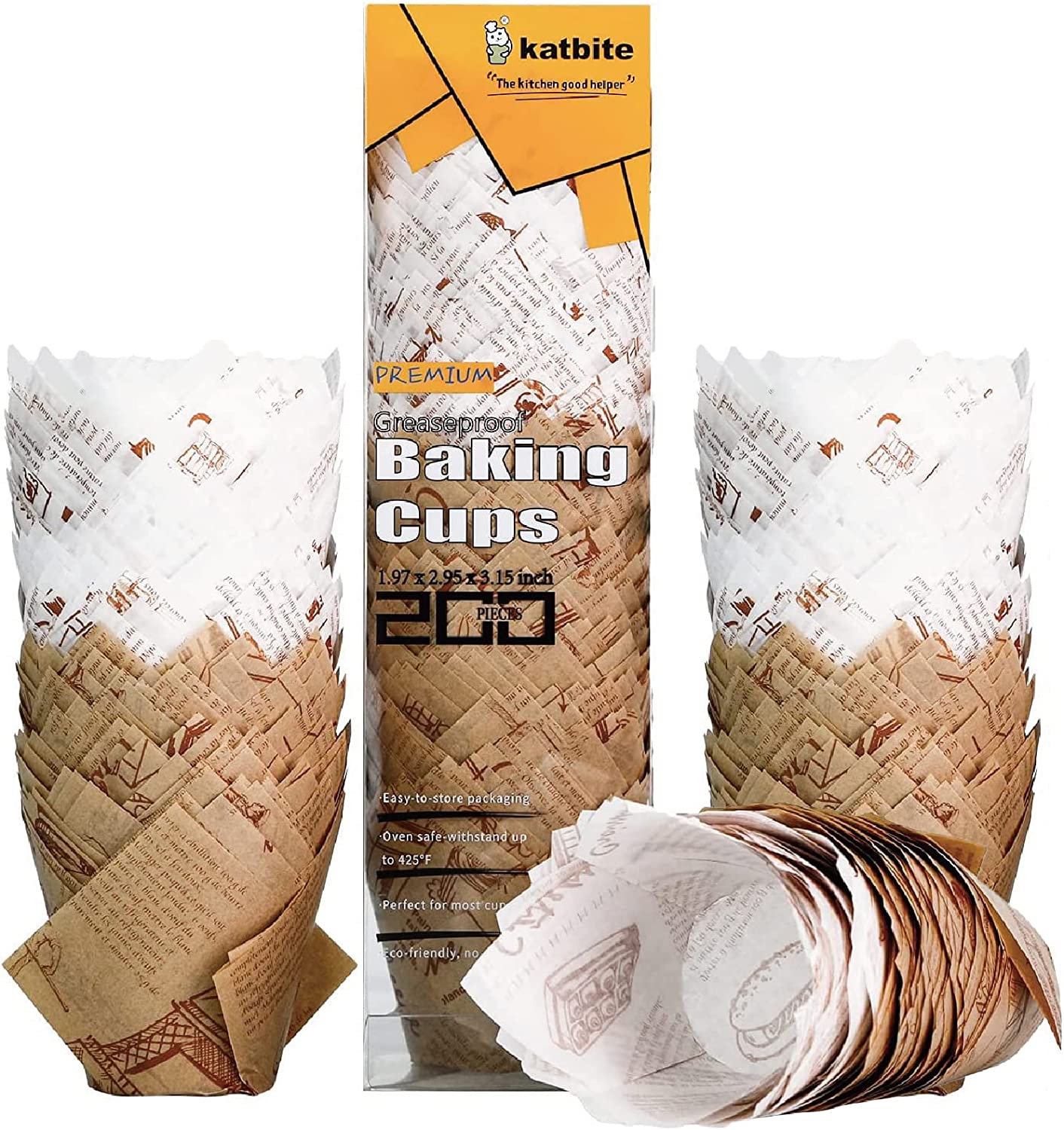 Katbite Heavy Duty Parchment Paper Roll for Baking, 15 in x 210 ft, 260  Sq.Ft,White. 