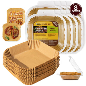 katbite Extra Thick Unbleached Air Fryer Liners for Easy Cleanup
