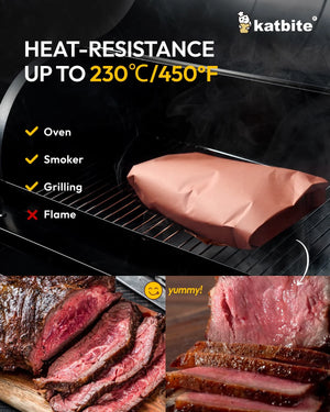 katbite Peach Butcher Paper Roll for Smoking Meat and Wrapping