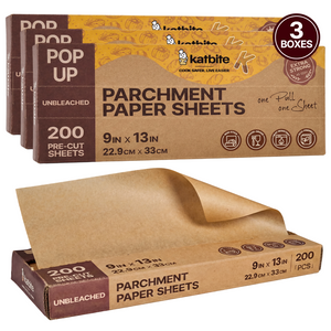 Pop Up Precut Parchment Paper Sheets for Commercial Kitchens and Cafes