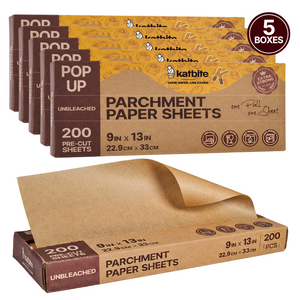 Pop Up Precut Parchment Paper Sheets for Commercial Kitchens and Cafes