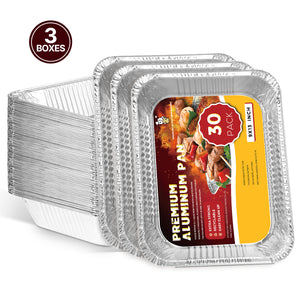 katbite Heavy Duty Disposable Aluminum Foil Pans for Baking.